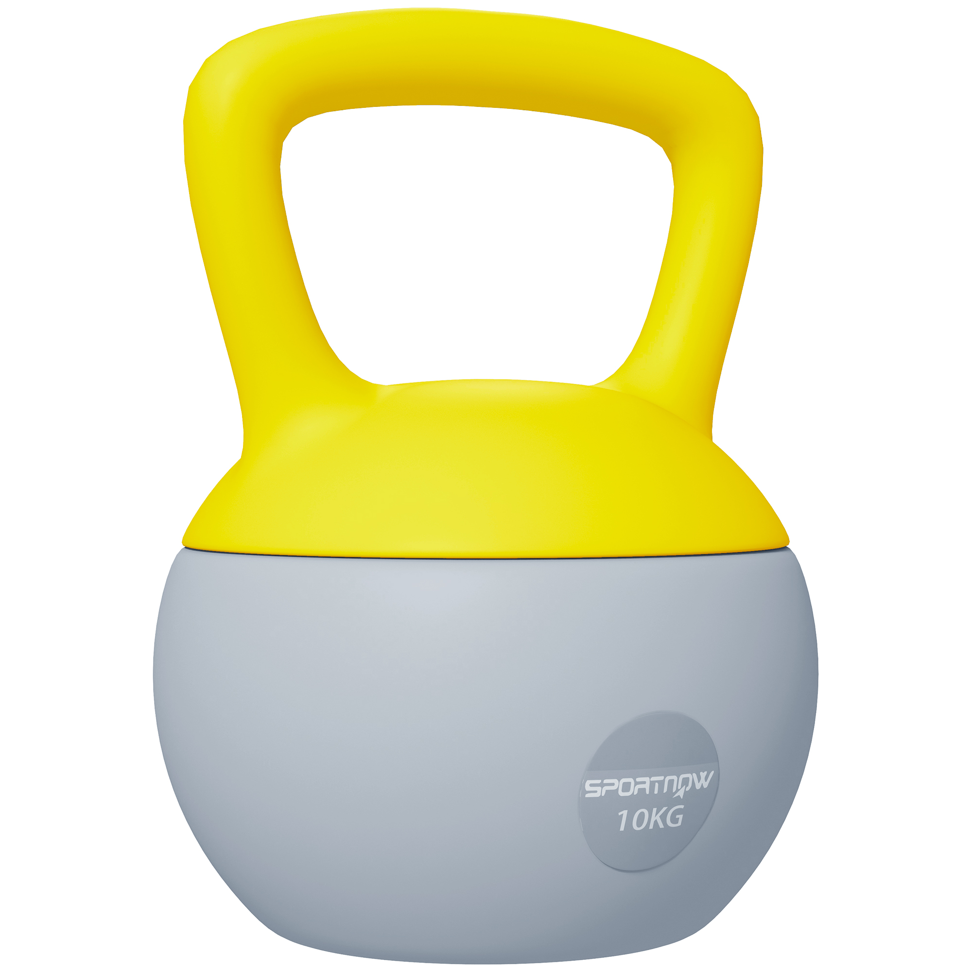 SPORTNOW 10KG Soft Kettlebell, Kettlebell With Non-Slip Handle For