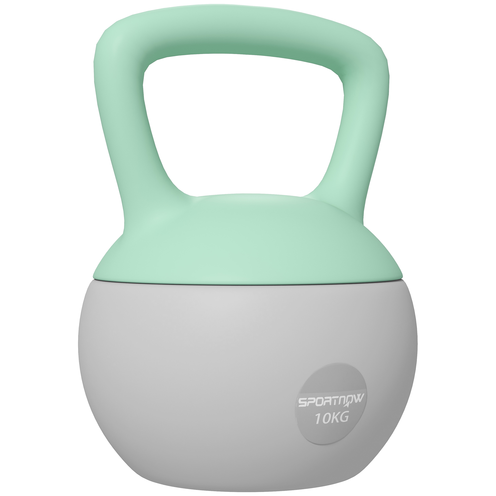 SPORTNOW 10KG Soft Kettlebell, Kettlebell With Non-Slip Handle For