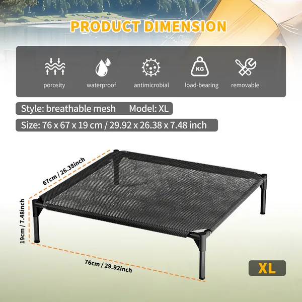 XL-type Mesh Pet Bed With Ventilation And Heat Dissipation, S…