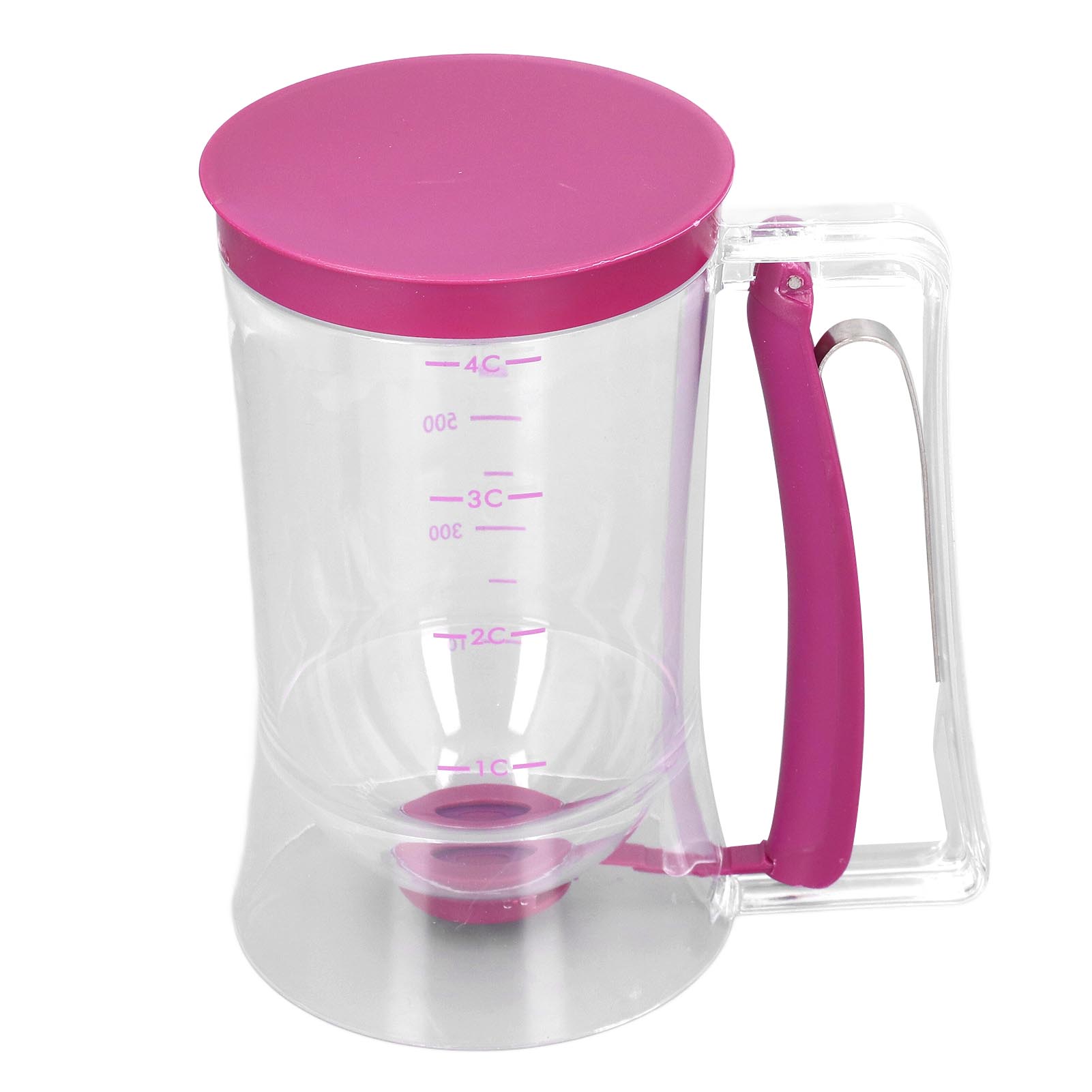 Pancake Dispenser PP Material BPA Free Trigger Handle Wide Opening Controllable Food Size Measurable