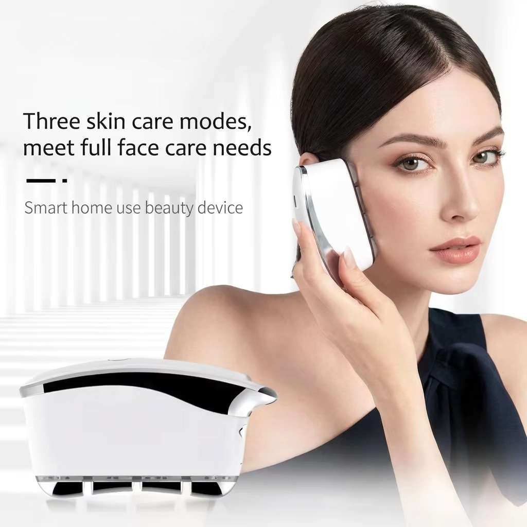 Portable LED EMS Gua Sha Massager With Vibration For