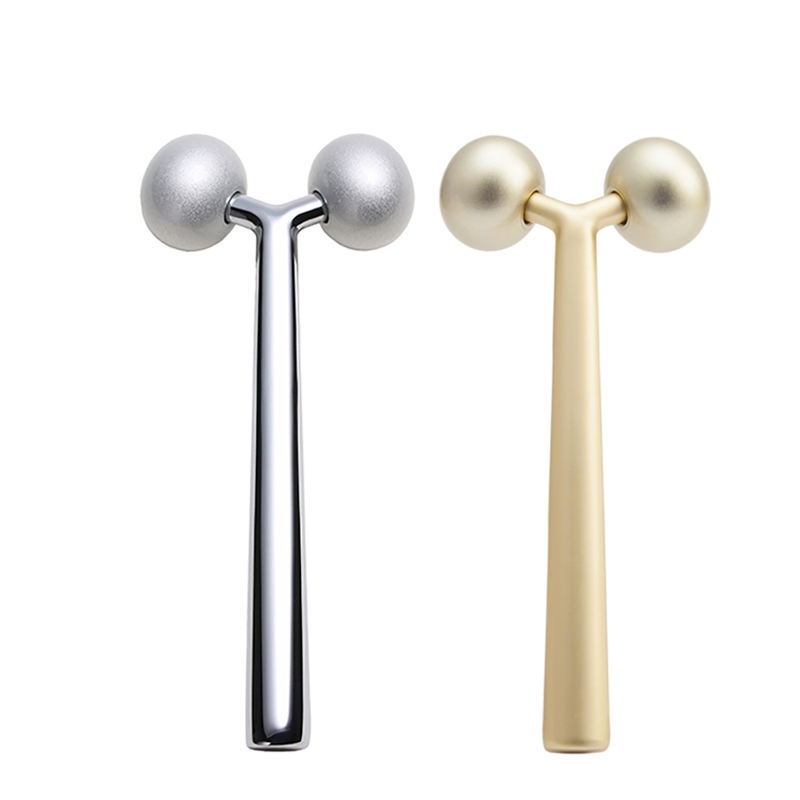 Handheld Y-shaped 3D Facial Roller Massager For Lifting And