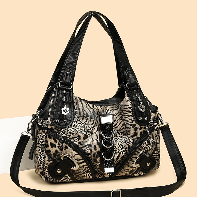 Fashionable Large-Capacity Womens Casual Tote Crossbody Bag