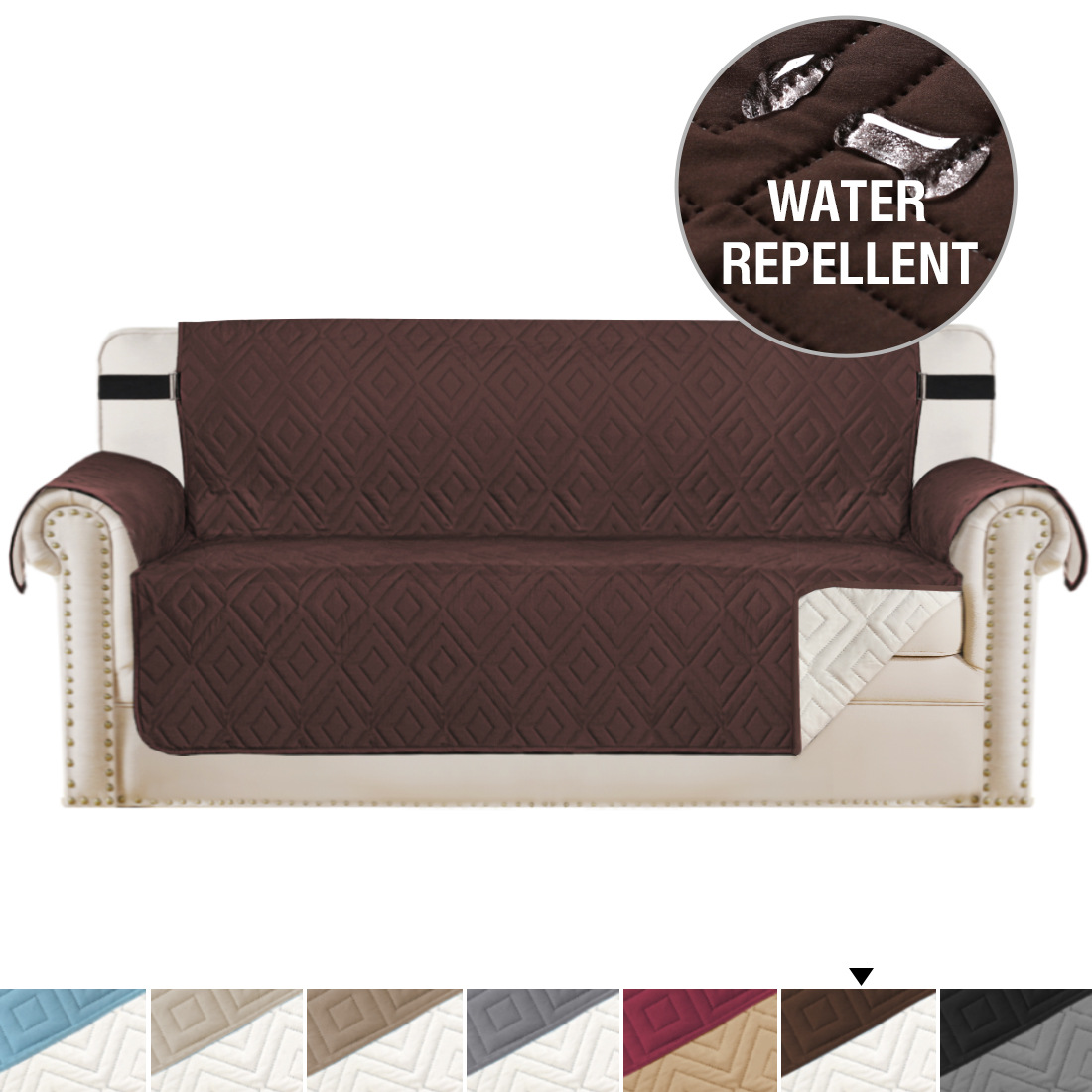 Recycled Grid Breathable Thickened Waterproof Pet Sofa Cushion