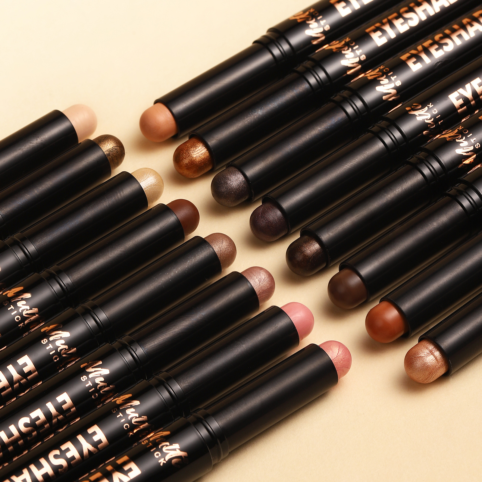 16-Color Dual-Head Waterproof Eyeliner