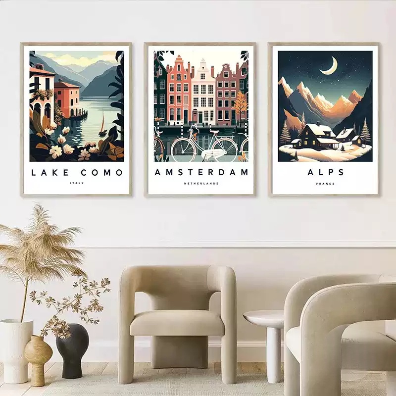 Florence European Travel City Scenery Poster