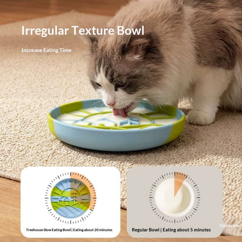 Silicone Pet Dog Slow-Feeding Bowl Licking